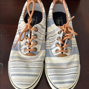 Bass striped Navigate boat shoes